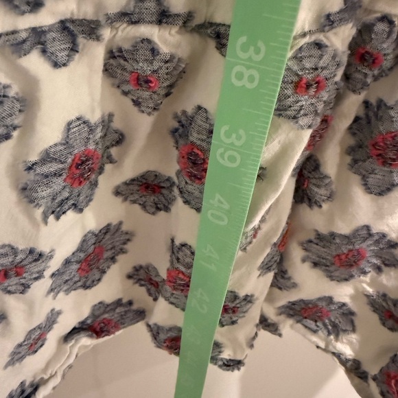 Loft Side Tie Medallion Block Print midi Dress size 4 - Picture 10 of 11